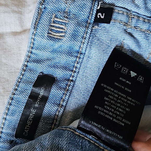 Kut from the kloth Catherine boyfriend jeans Sz 2 - Picture 14 of 15